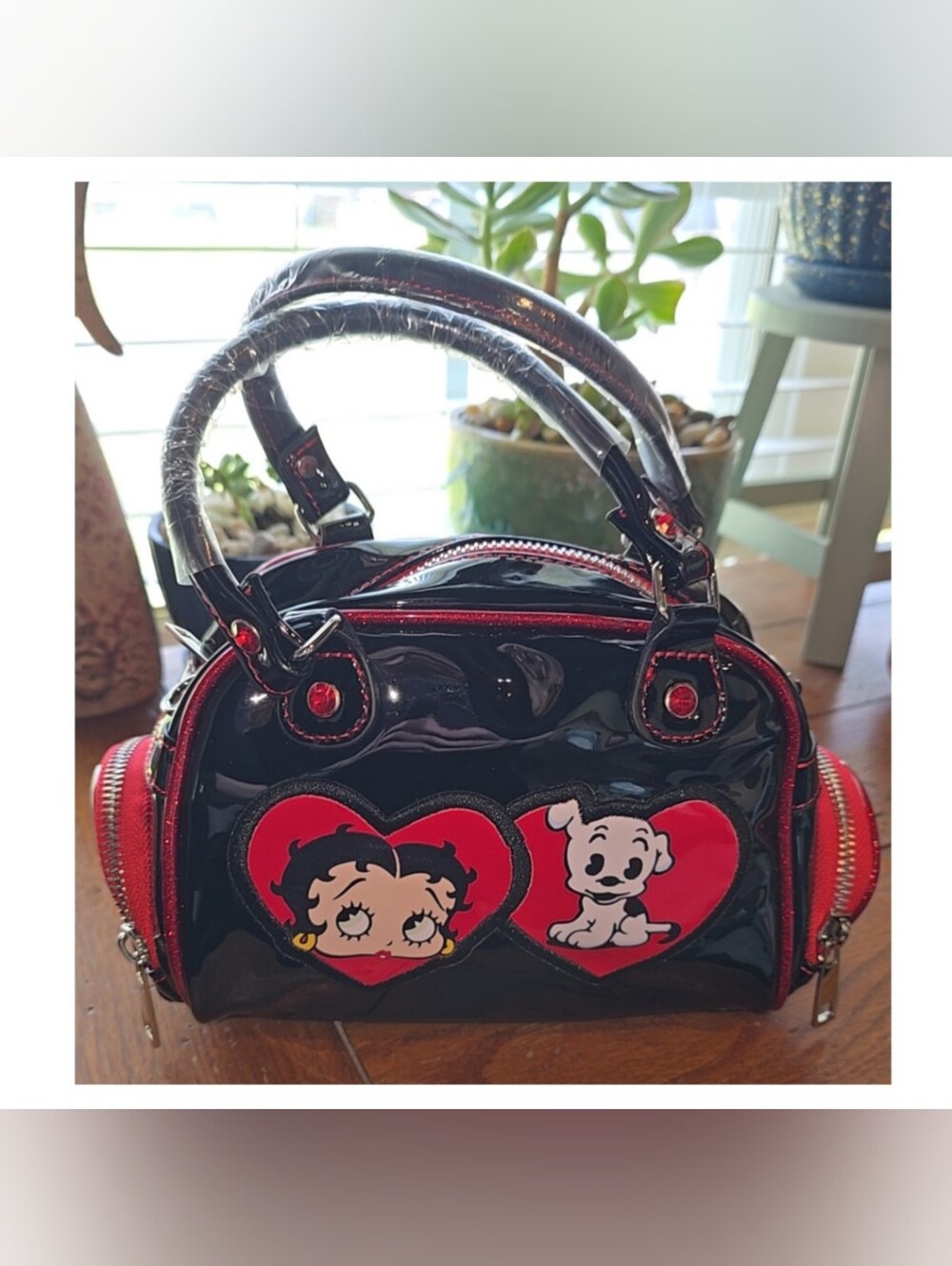 RARE Dollskill x Betty Boop Pudgy Love Bowler Bag 🖤